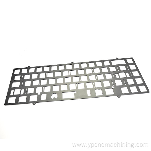 CNC precision metal machining aluminum plastic keyboard